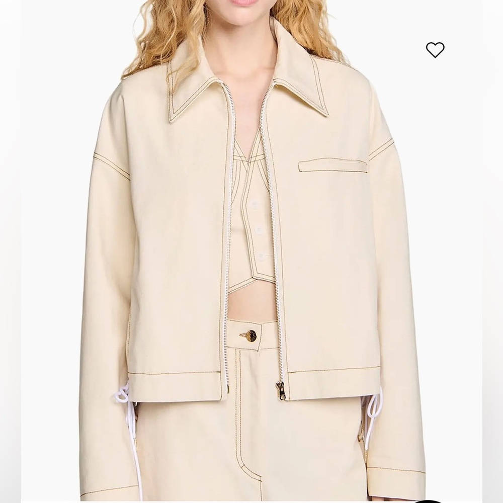 Sandro Cream Jacket